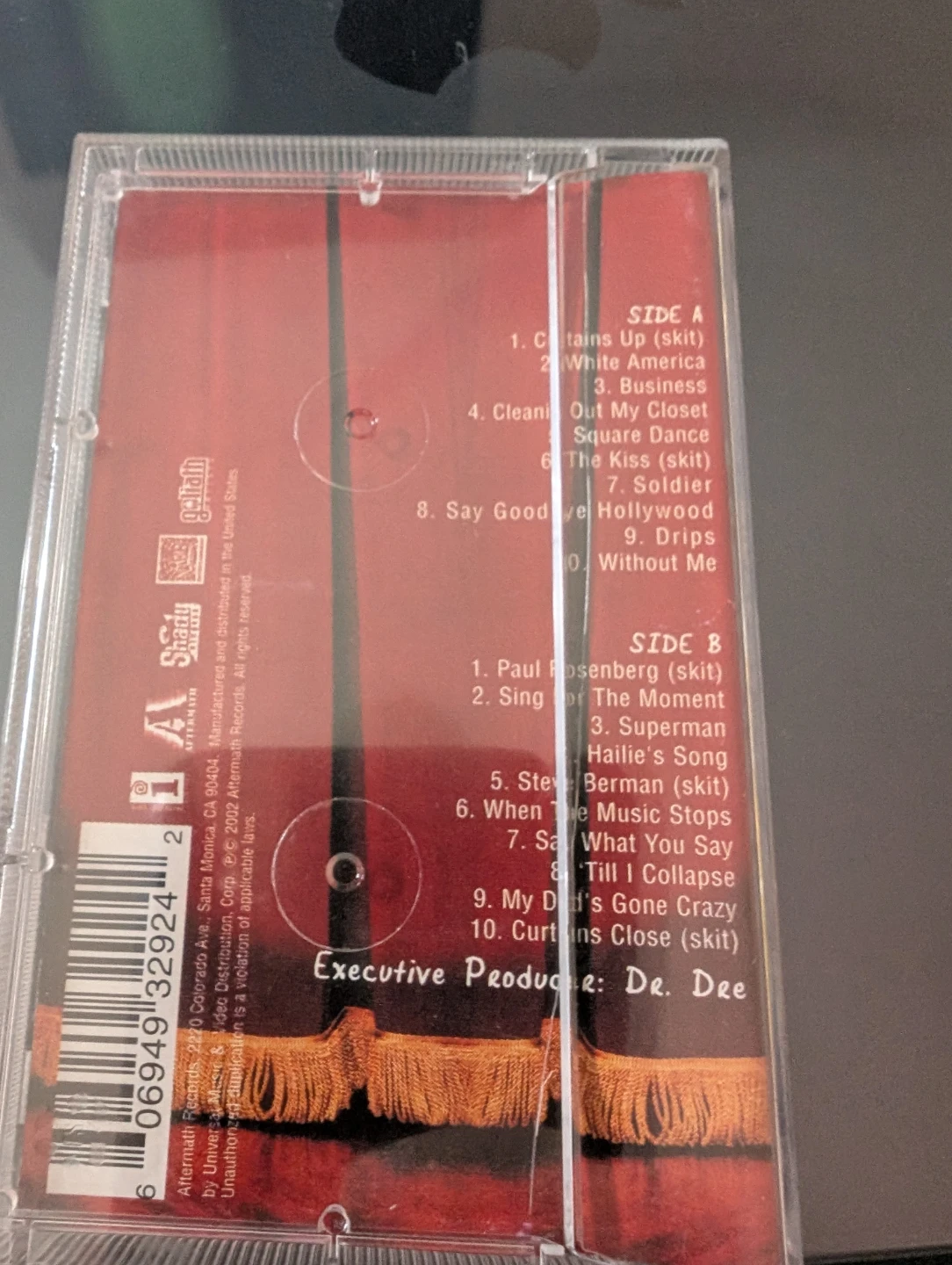 Eminem The Eminem Show Cassette Tape (Clean Version) - photo 2