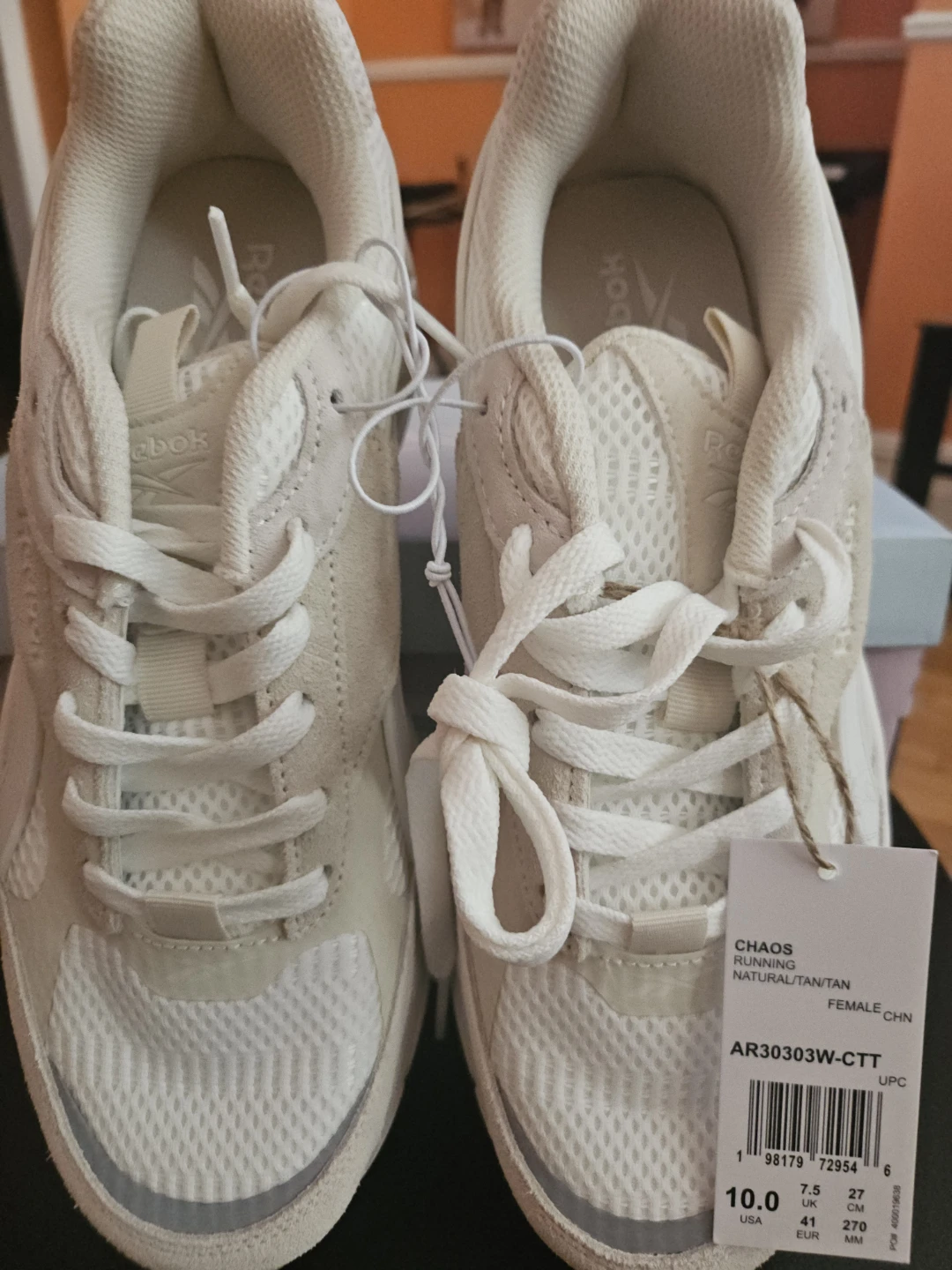 Reebok "Chaos" Running Shoes - Natural/Tan/Tan - photo 2