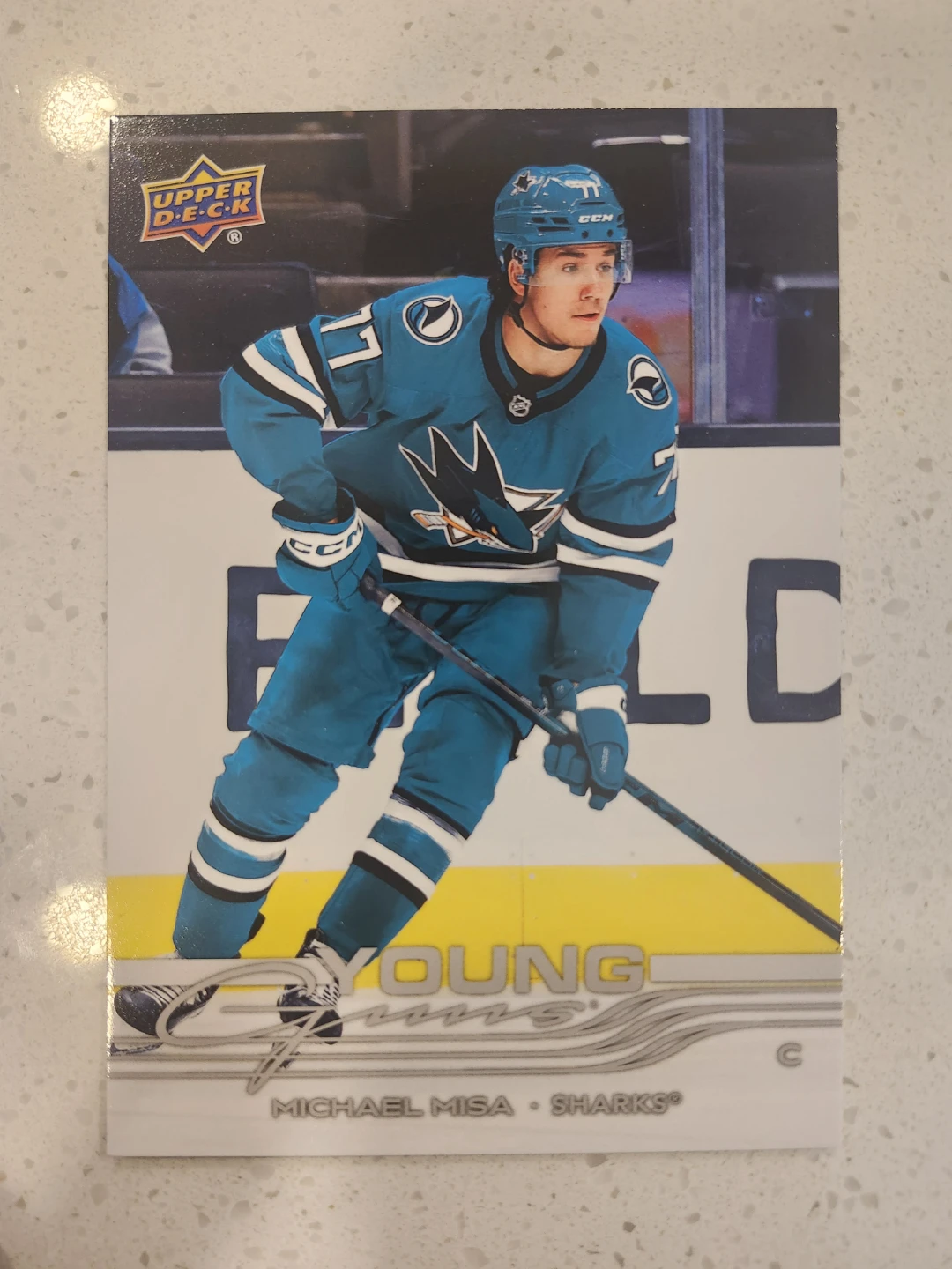 Upper Deck Michael Misa Young Guns Hockey Card