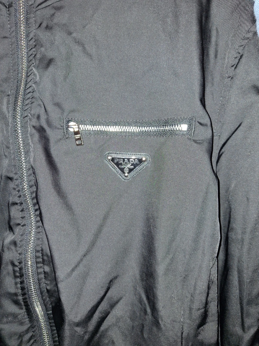 Prada Black reversible Jacket with Hood M - photo 2