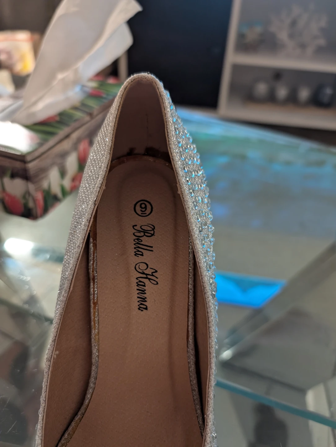Bella Hanna Embellished Heels Size 9 - photo 2