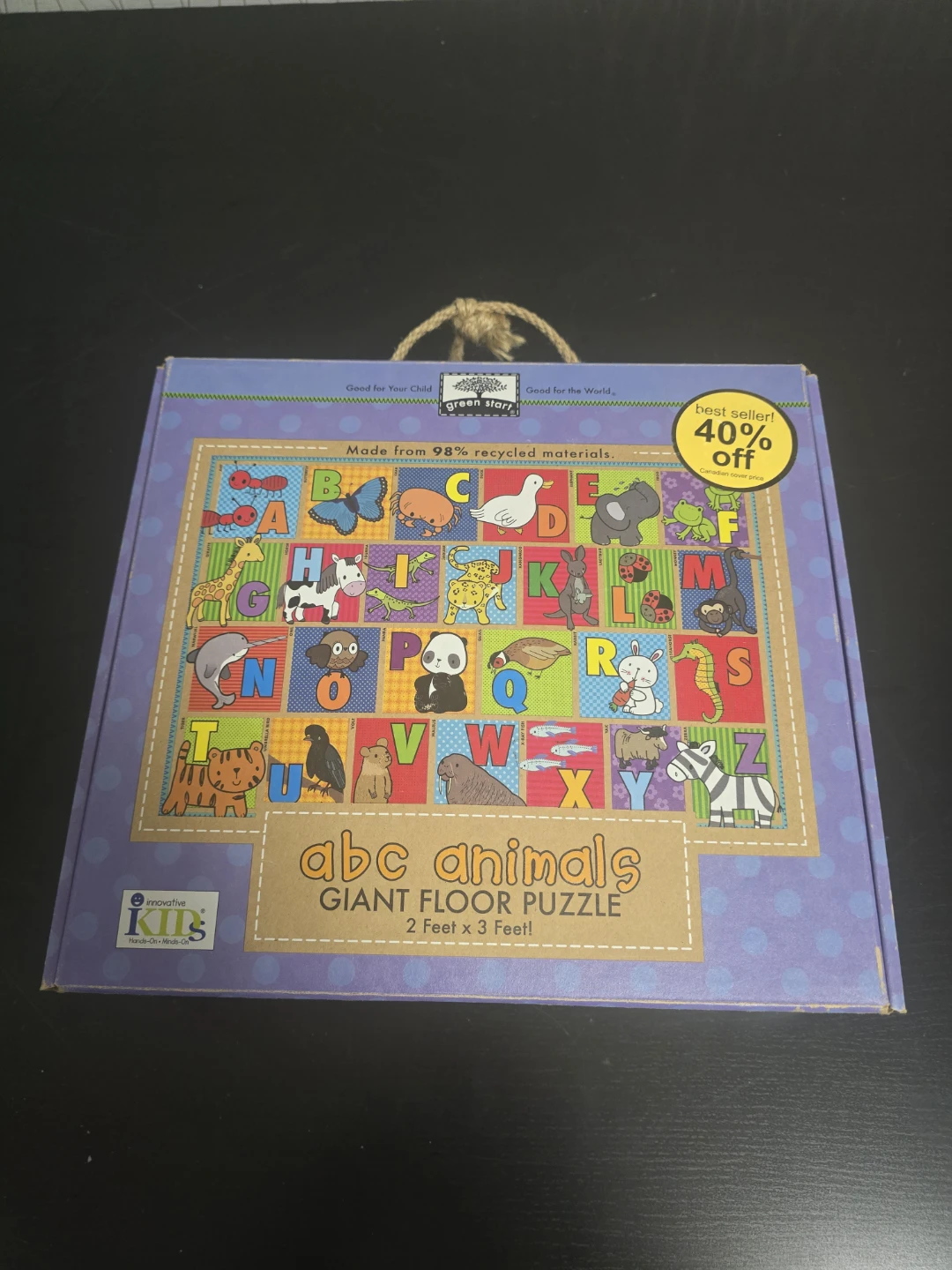 abc animals Giant Floor Puzzle - 35 Pieces