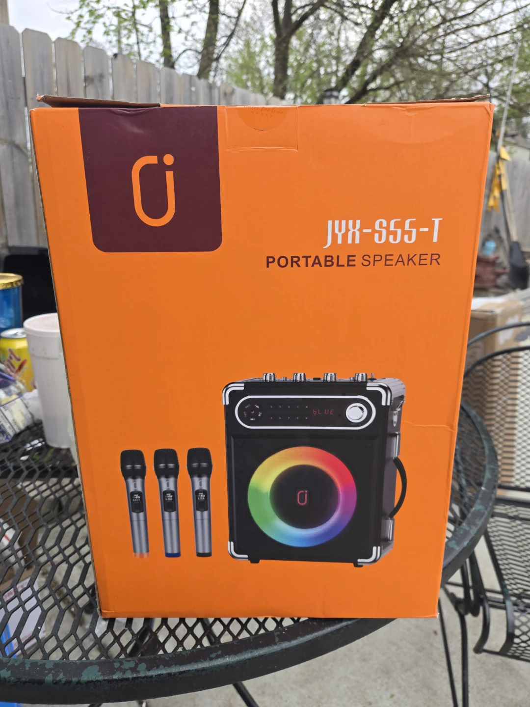 JYX-555-T Portable Bluetooth Karaoke Speaker with 3 Microphones - photo 4