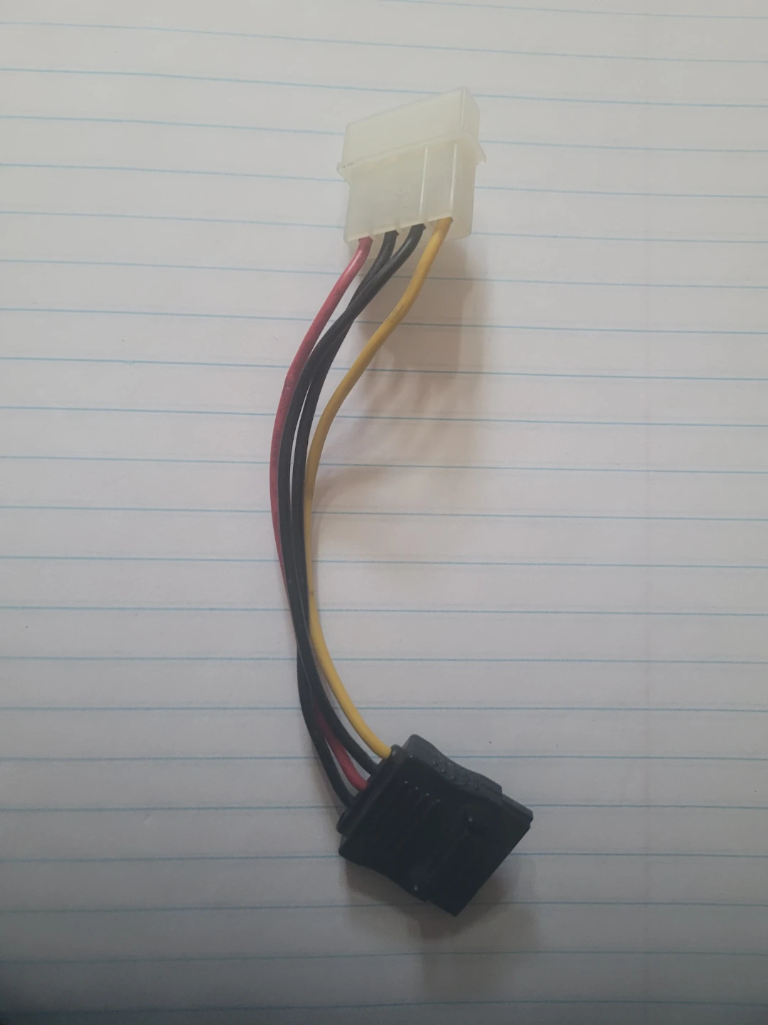 4-Pin Molex to SATA Power Adapter Cable