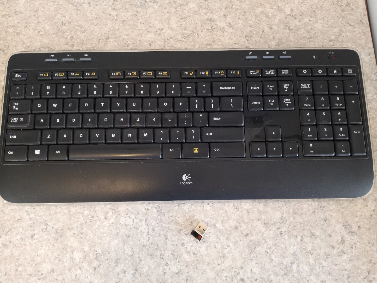 Logitech Wireless Keyboard and USB Receiver