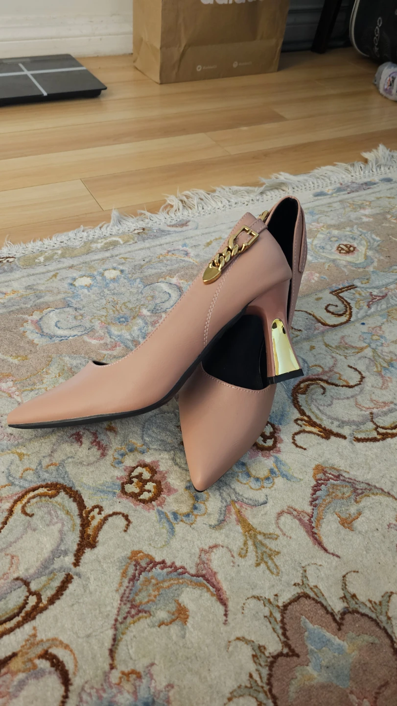 Women's Pink Heeled Shoes Size 39 - photo 3