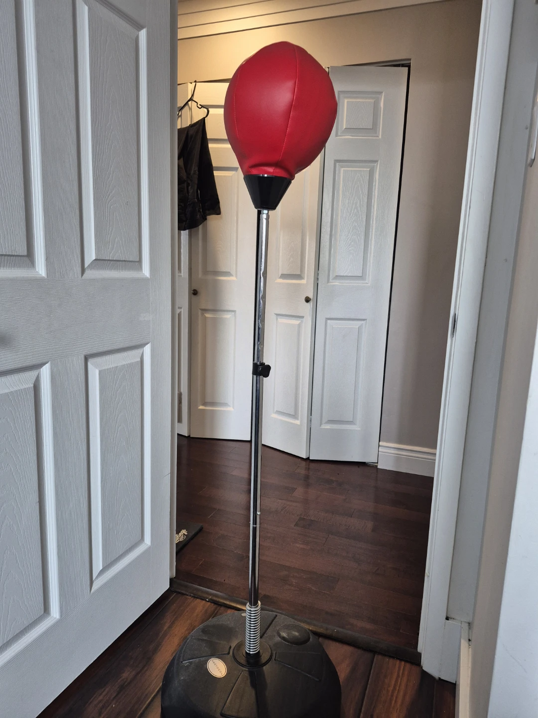 Red Adjustable Speed Bag Punching