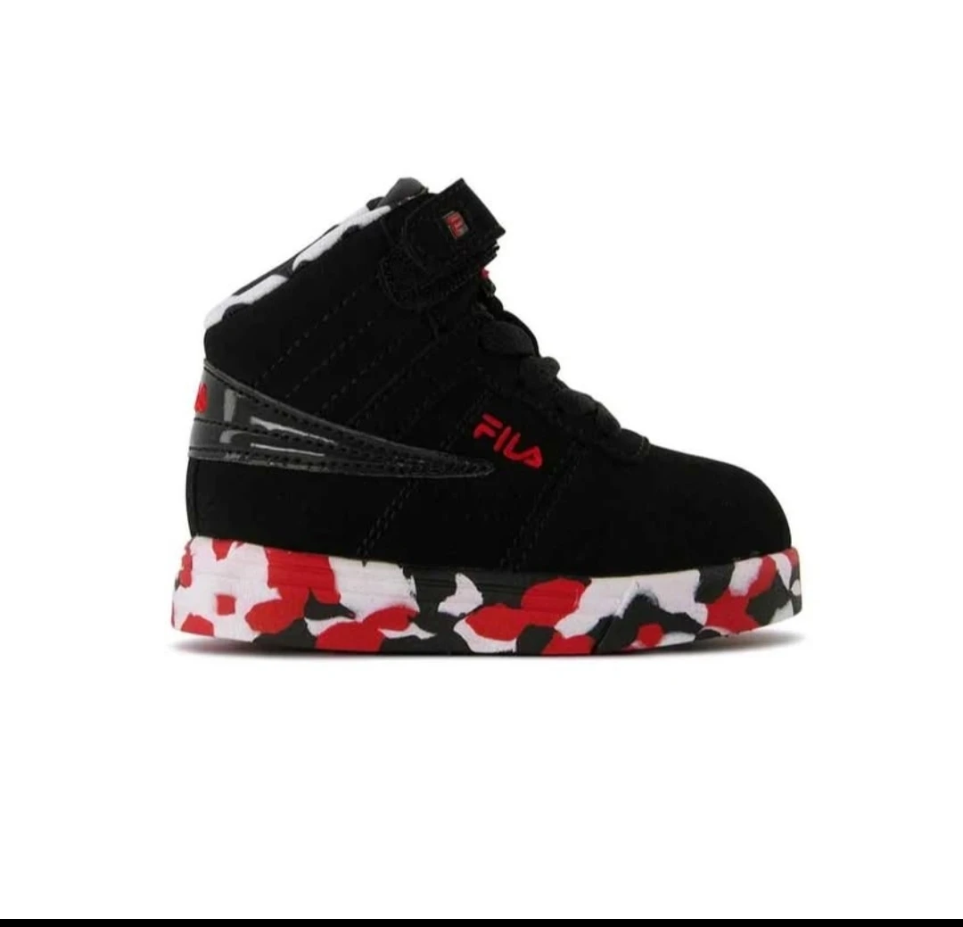 Fila Kids' Black High-Top Sneakers