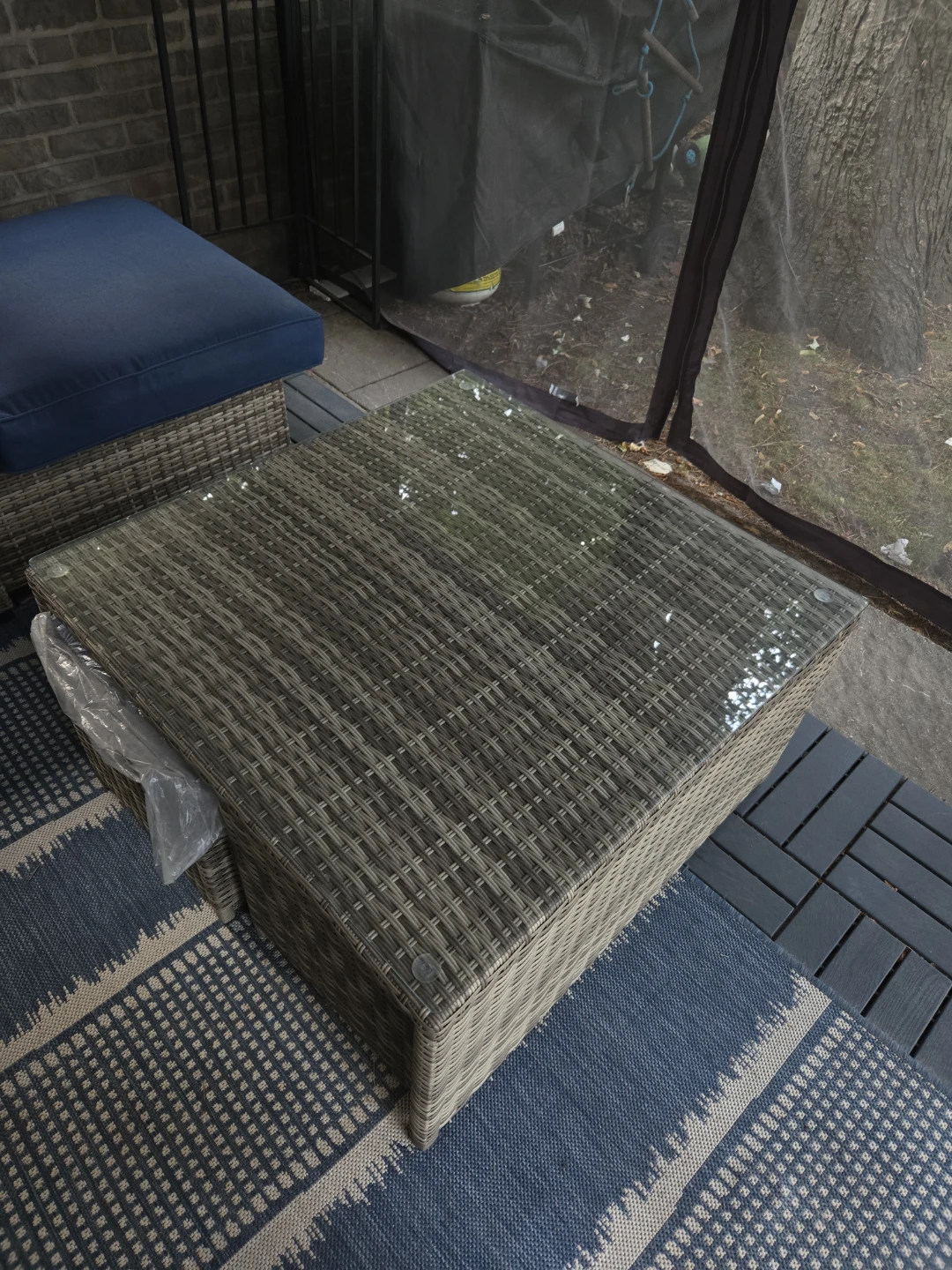 Outdoor Sectional Sofa  and Coffee Table - photo 2