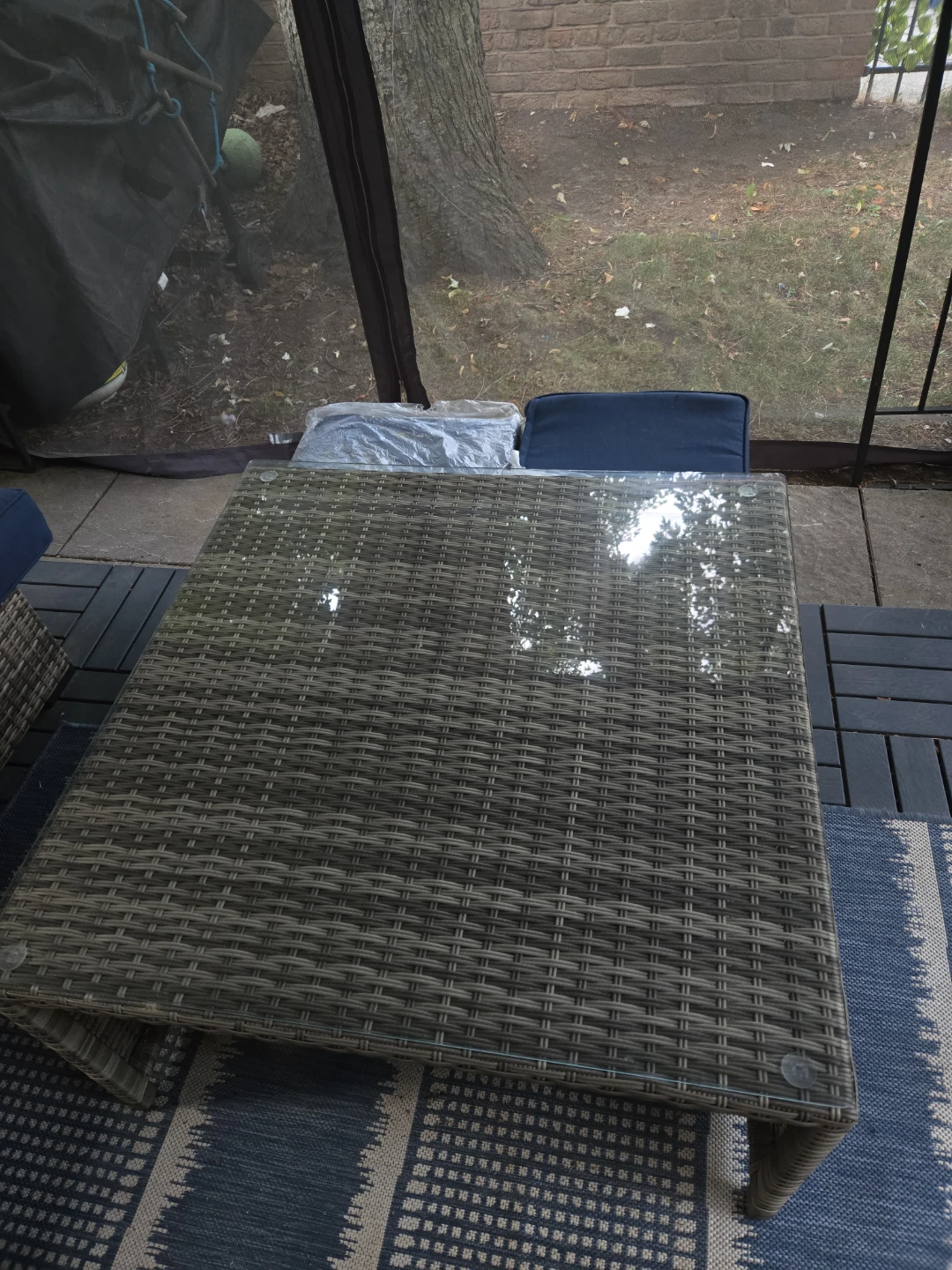Outdoor Sectional Sofa  and Coffee Table - photo 3