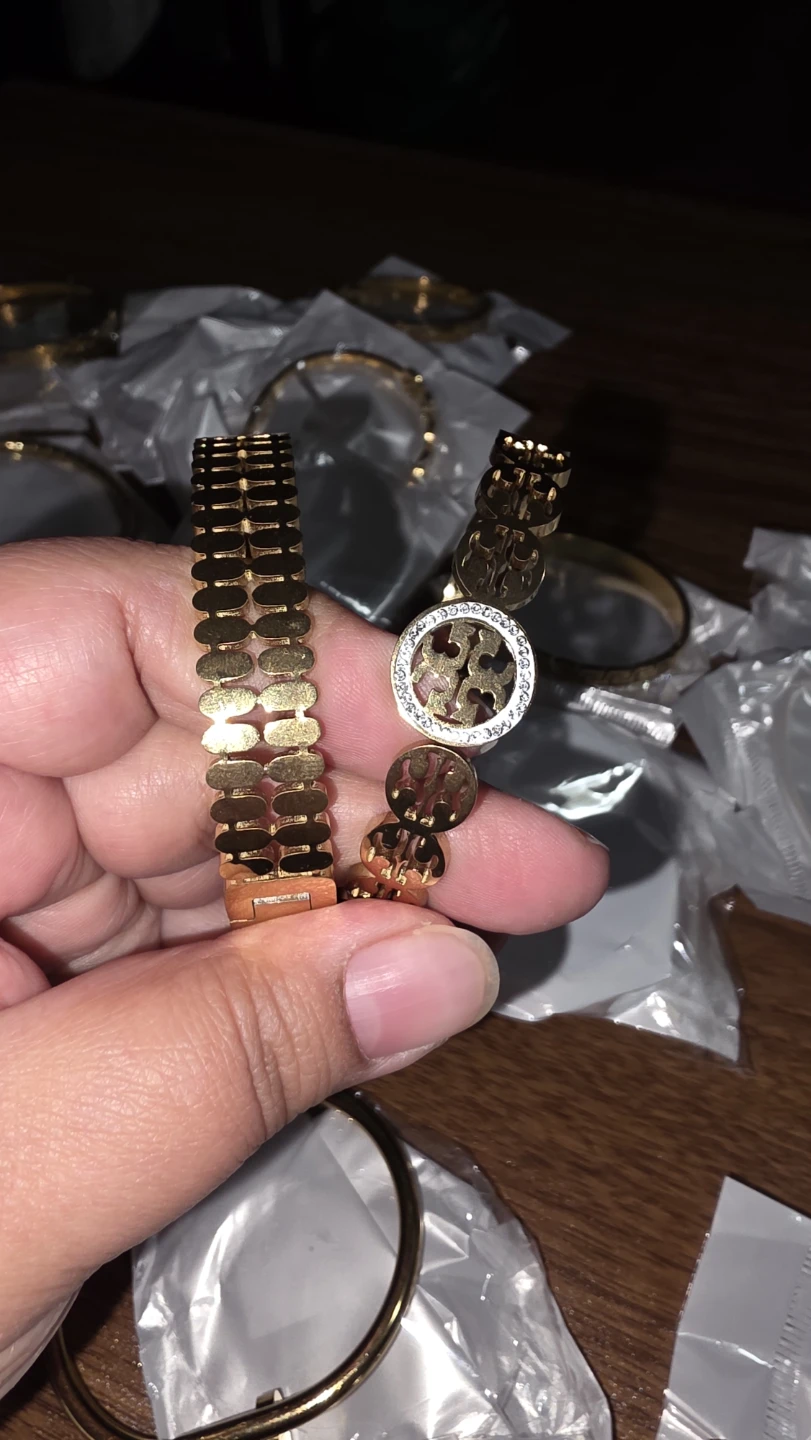 Women's Bracelets - Gold Tone