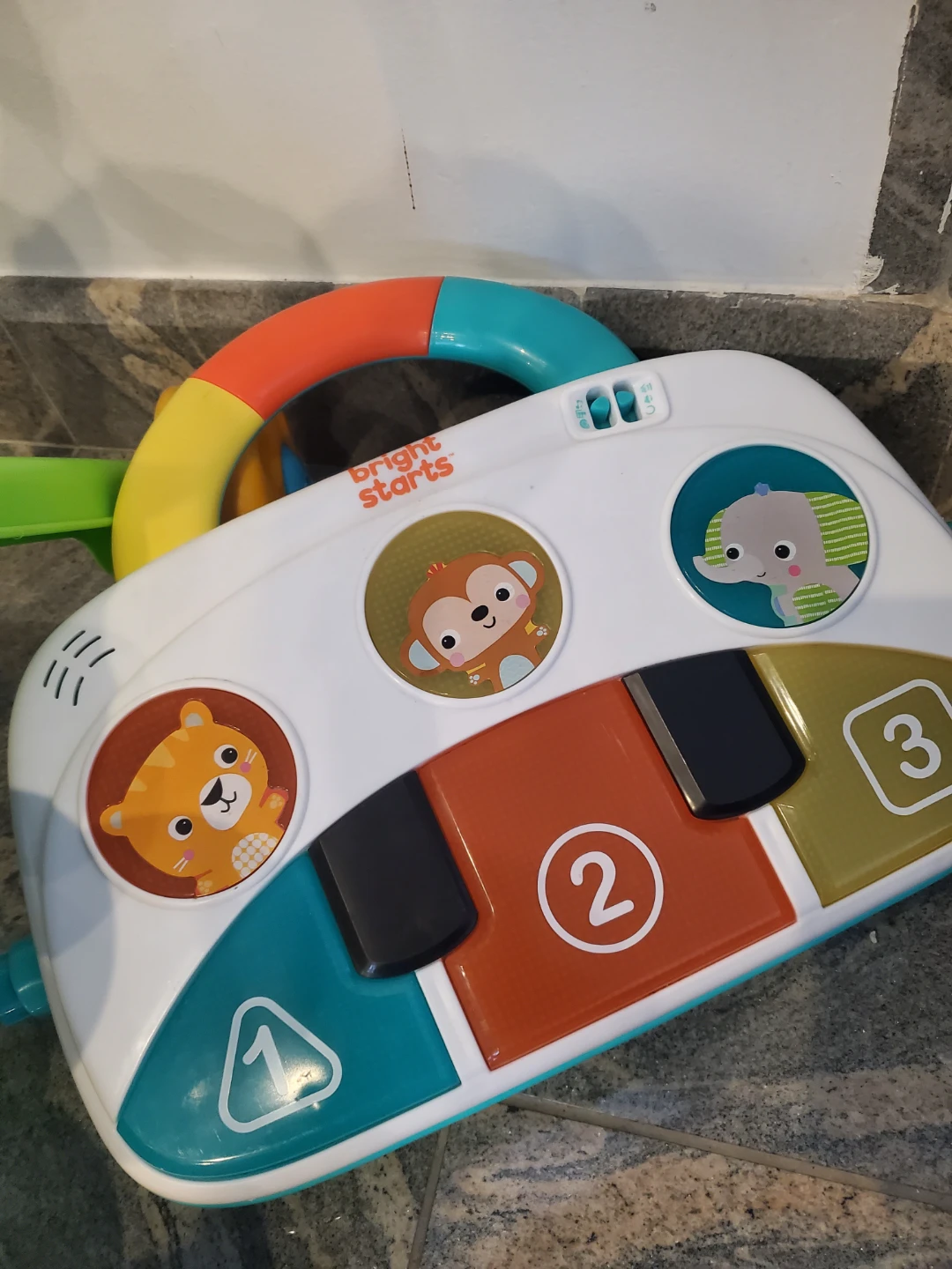 Fisher-Price Zebra Walker with Bright Starts Piano Toy - photo 5