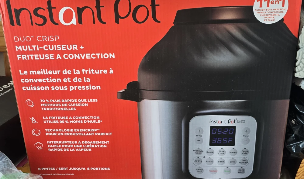 Instant Pot Duo Crisp Multi-Cooker + Air Fryer