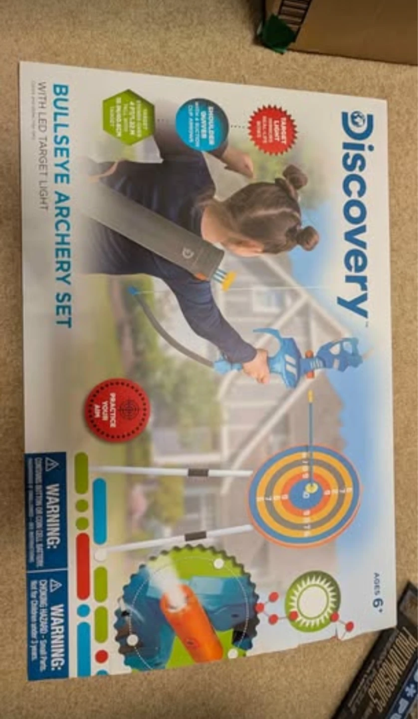 Discovery Bullseye Archery Set with Target Light