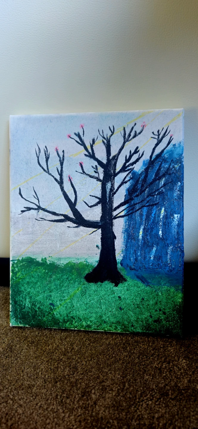 Canvas Painting of Tree  🌱