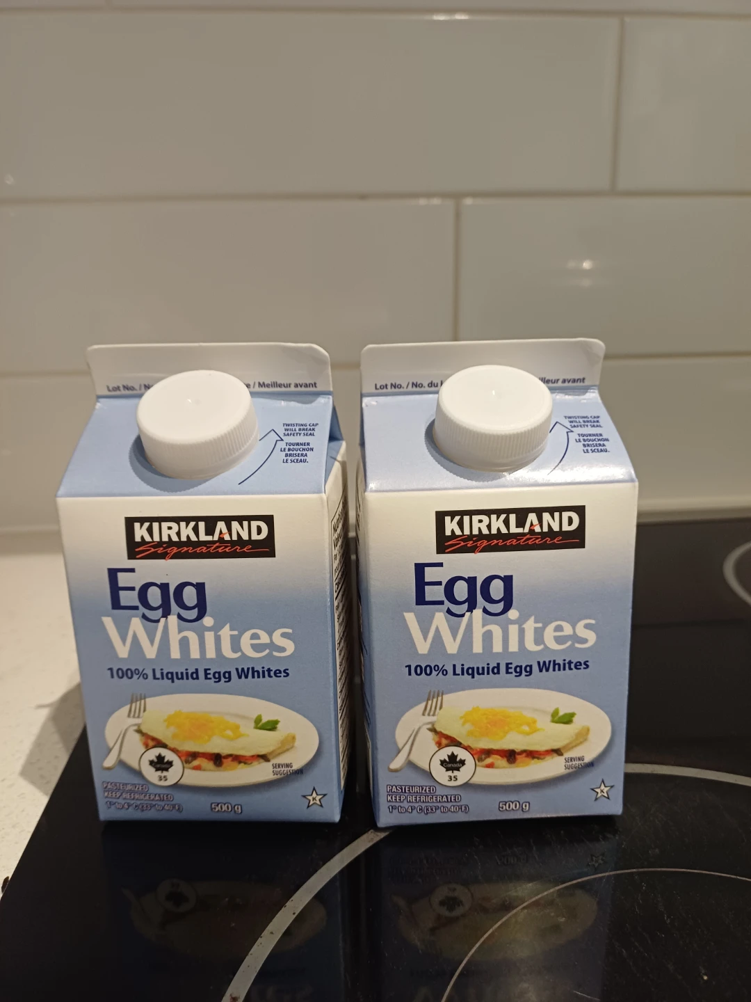 Costco Egg Whites - 2 x 500g
