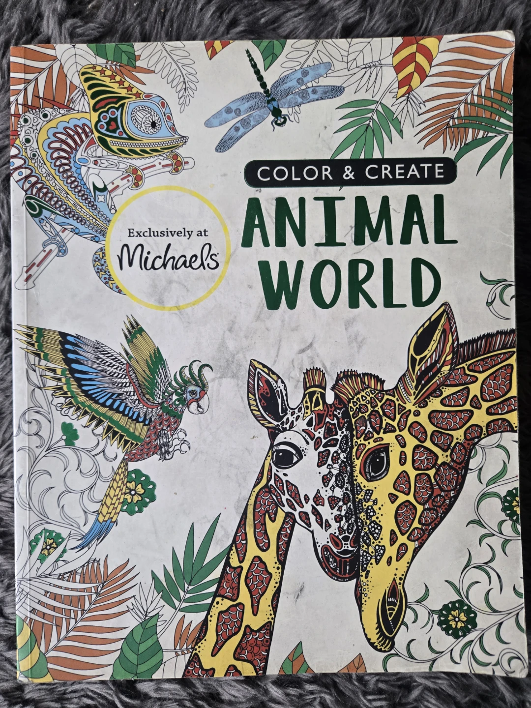 Set of 2 nature/animal adult coloring books - photo 2