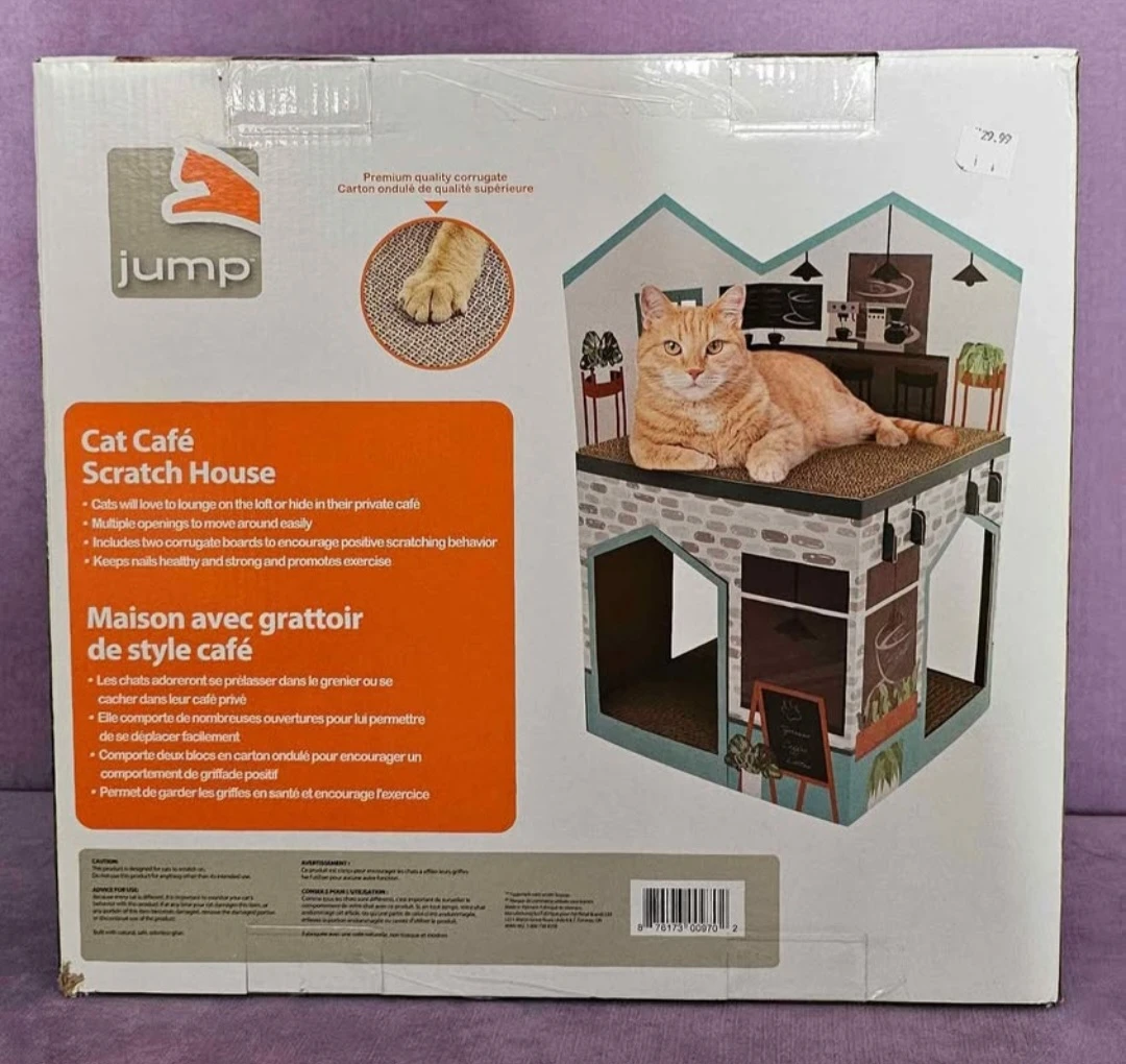 Jump Cat Café Scratch House - photo 2