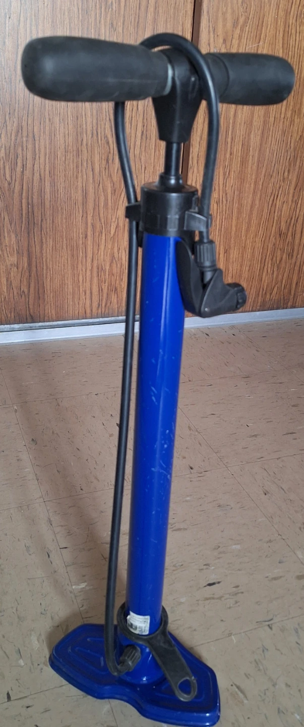 Goodyear Blue Bicycle Floor Pump - photo 3