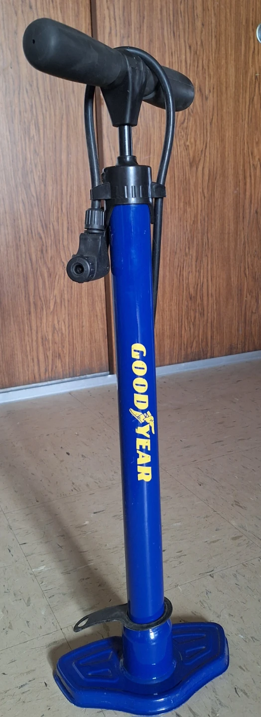 Goodyear Blue Bicycle Floor Pump - photo 4