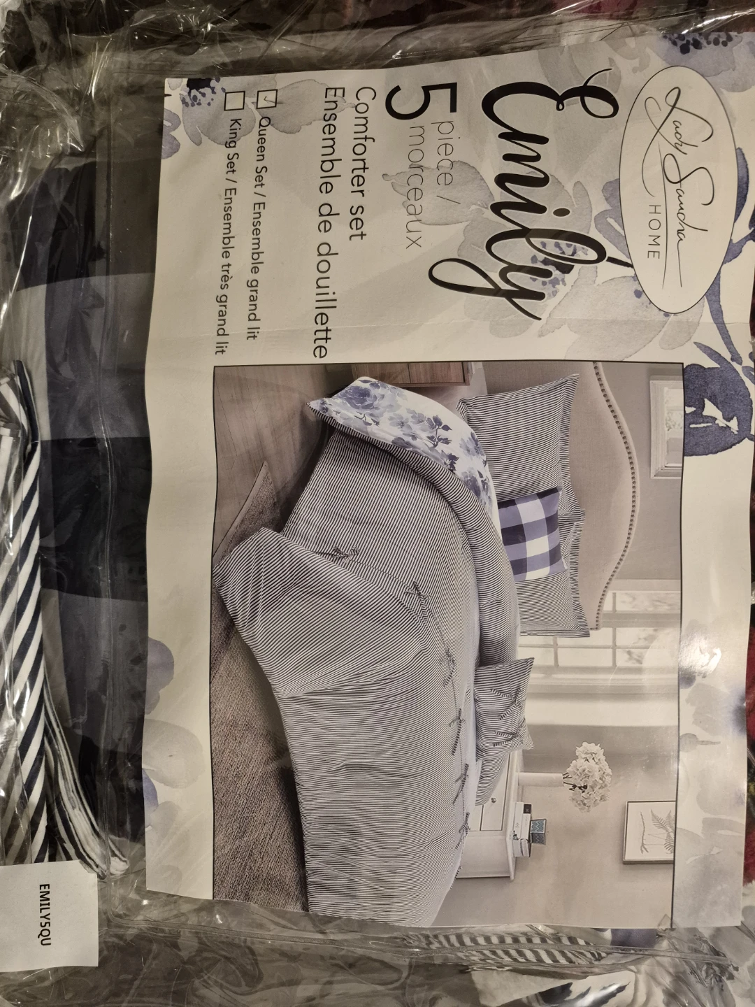 Lady Sandra Emily 5-Piece Comforter Set Queen