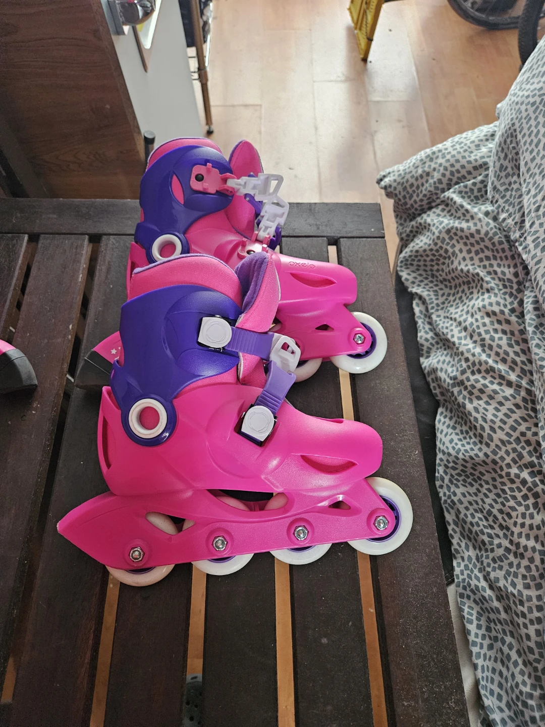 Oxelo Play3 Inline Skates - Pink/Purple - Size 30-32 - photo 2