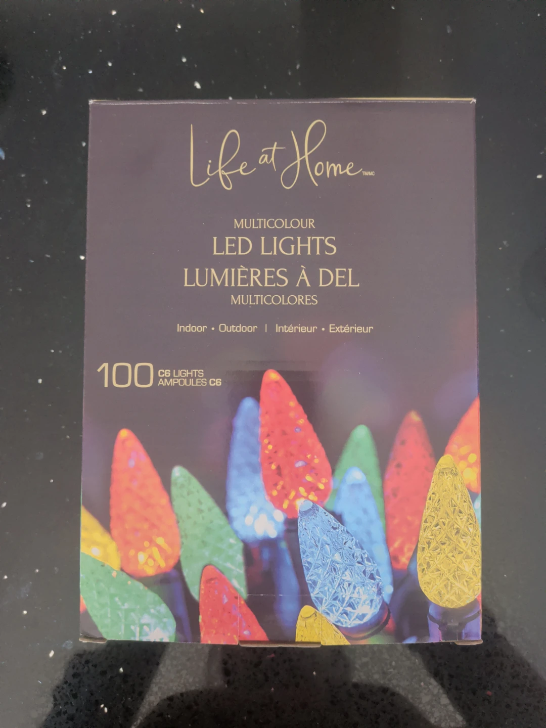 Life at Home Multicolour LED C6 Lights - 100 Count