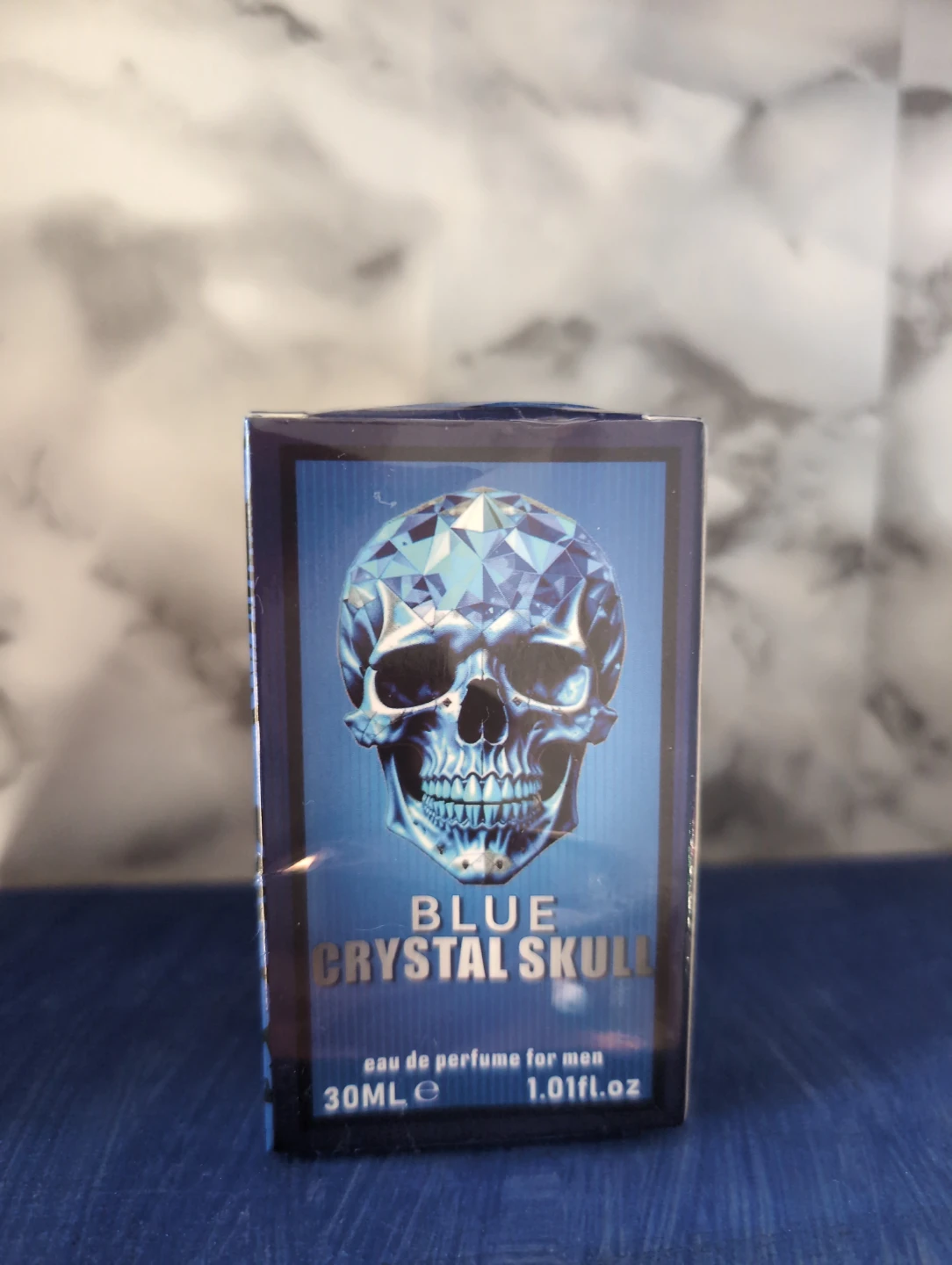 LAST ONE IN STOCK Blue Crystal Skull Eau de Perfume for Men 30ml