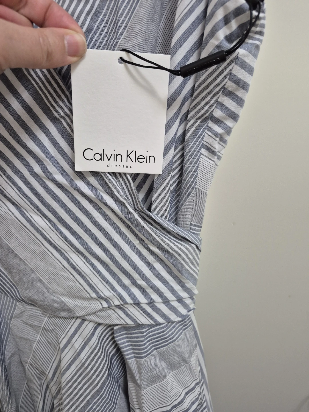 Calvin Klein Women's Striped Maxi Dress
