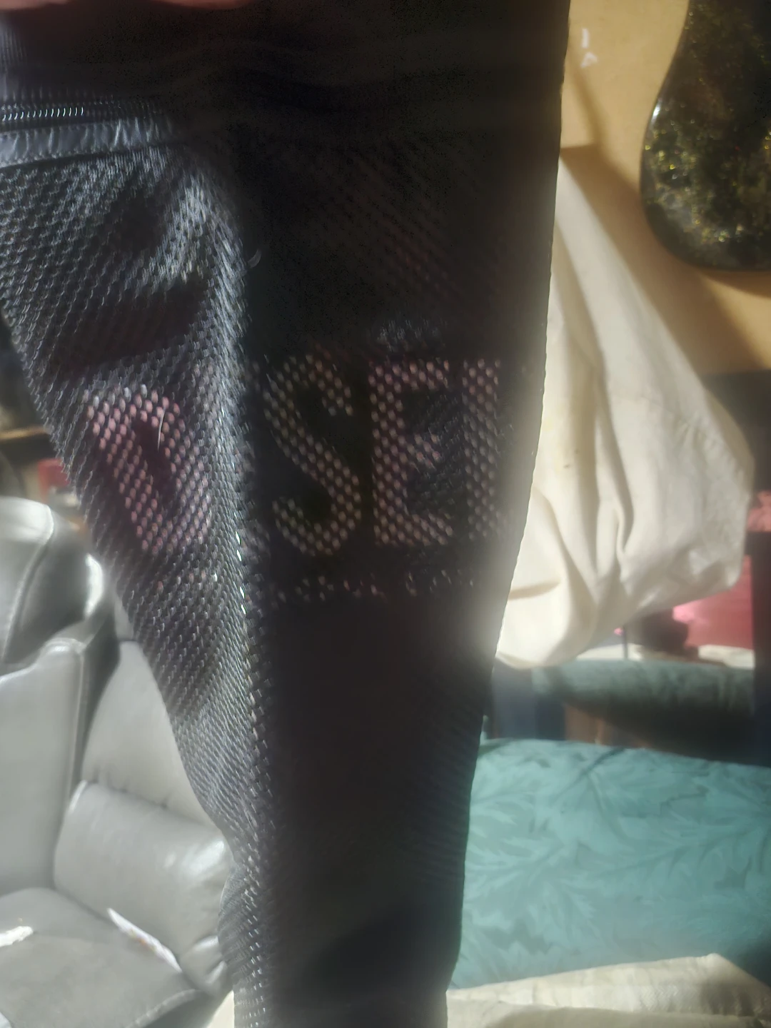 DIESEL Black Mesh Knee-High Boots - photo 3