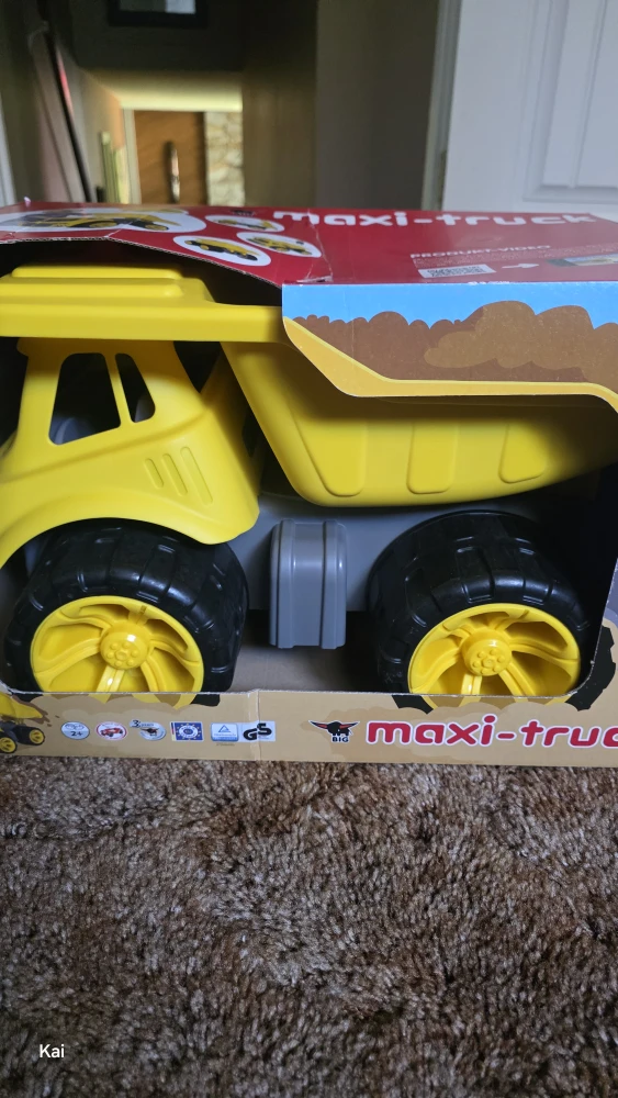 BIG Maxi-Truck Yellow Dump Truck Toy - photo 2