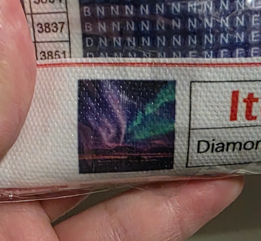 Diamond Painting Kit Aurora Borealis 30x30cm