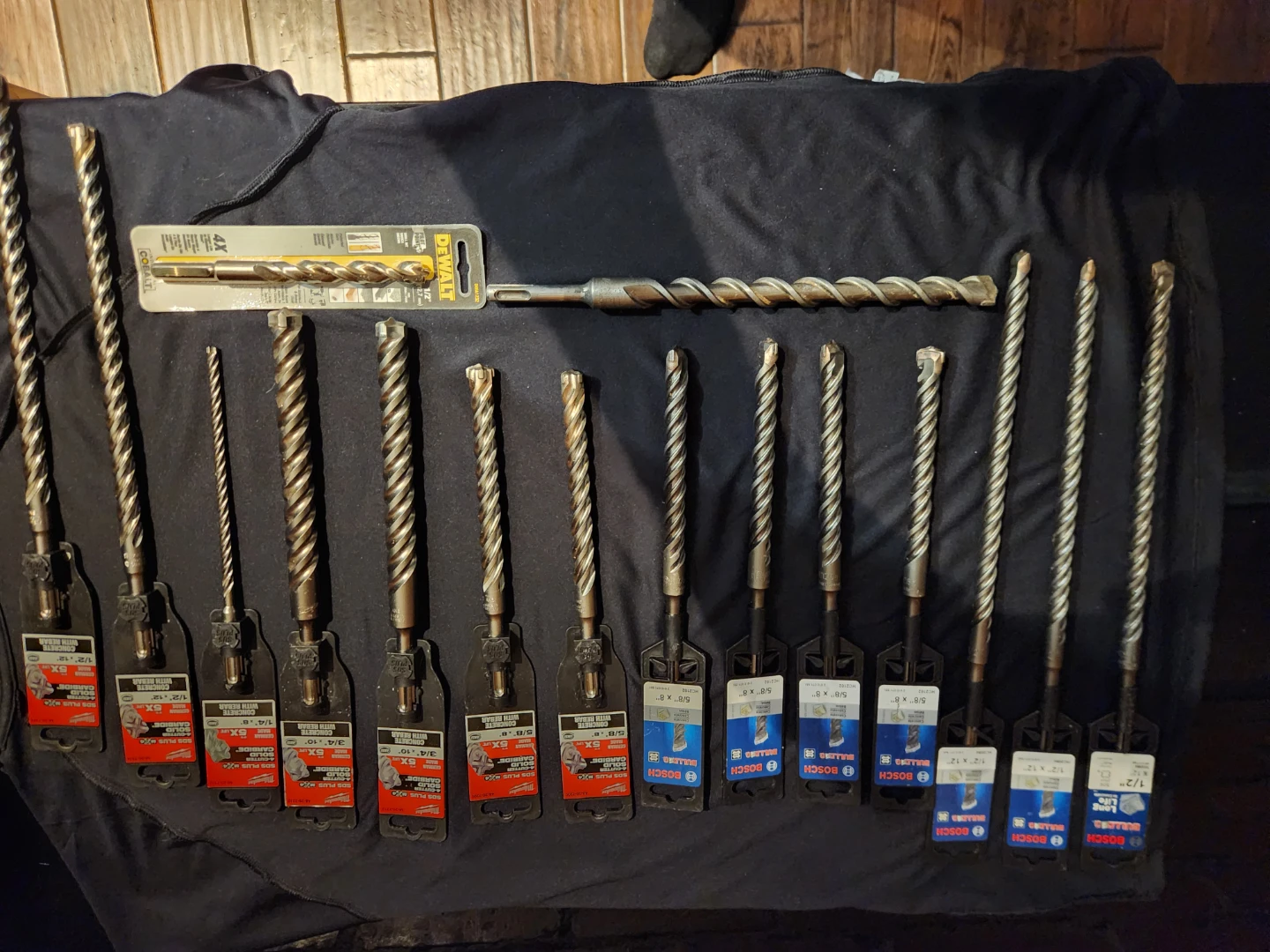 Milwaukee and Bosch SDS Plus Masonry Drill Bit Set - photo 2