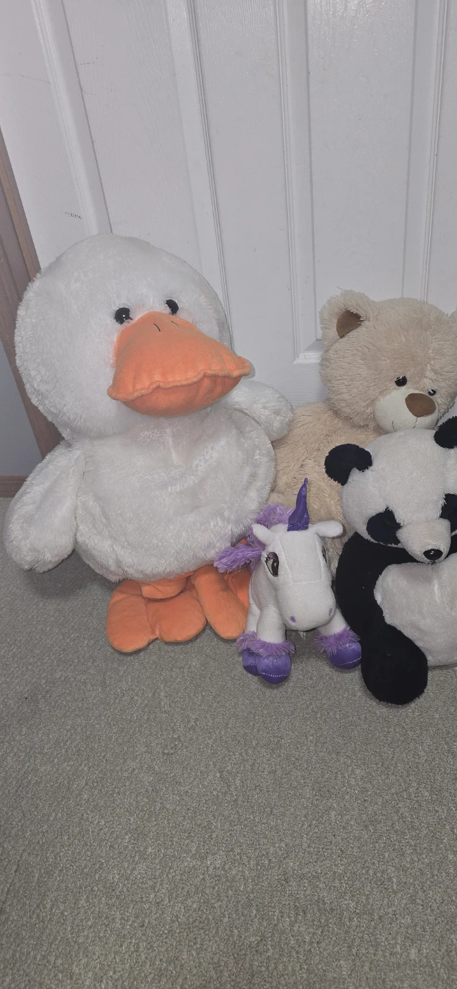 Plush Stuffed Animals - Duck, Panda, Unicorn, Bear - photo 2