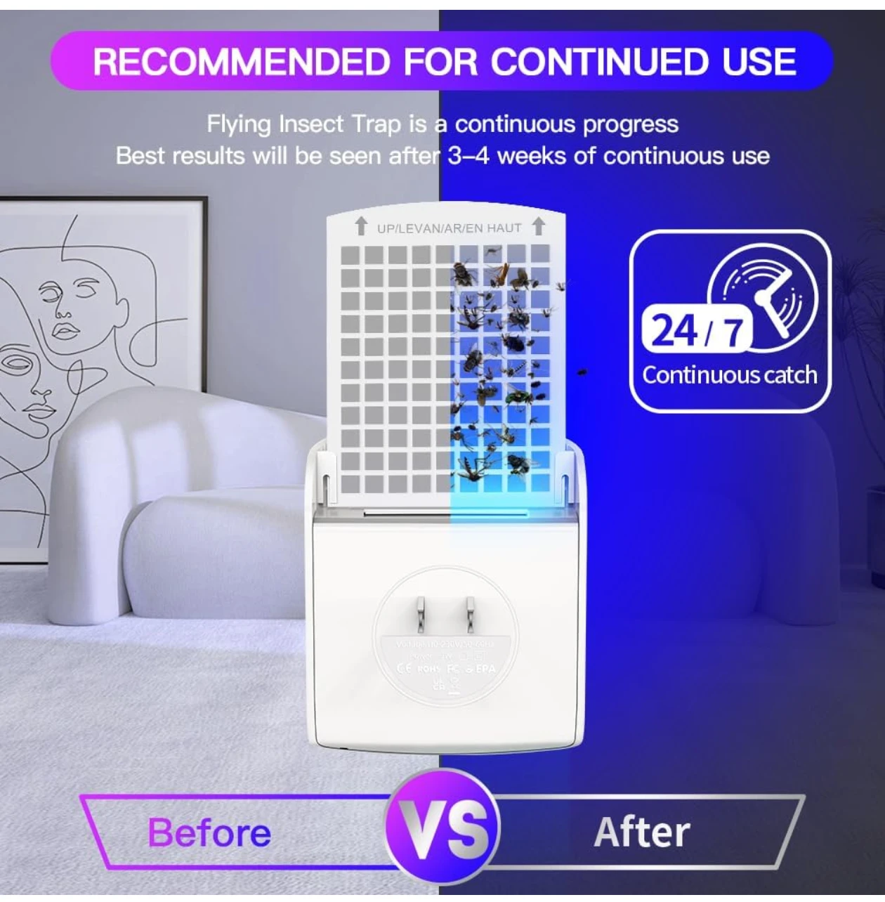 Intelligent Sticky Mosquito Board Fly Insect Trap - photo 4