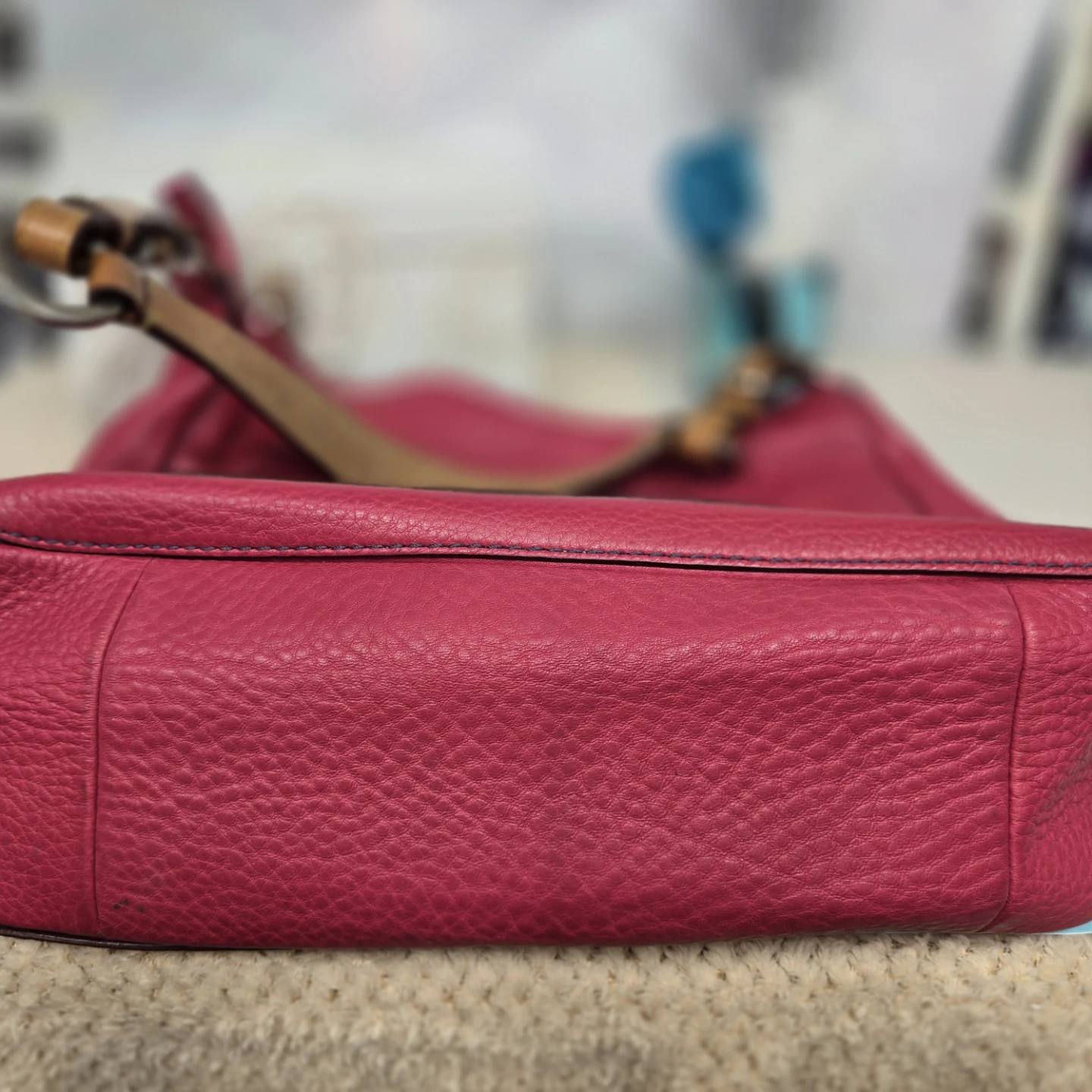 Coach Pink Leather Shoulder Bag - photo 3