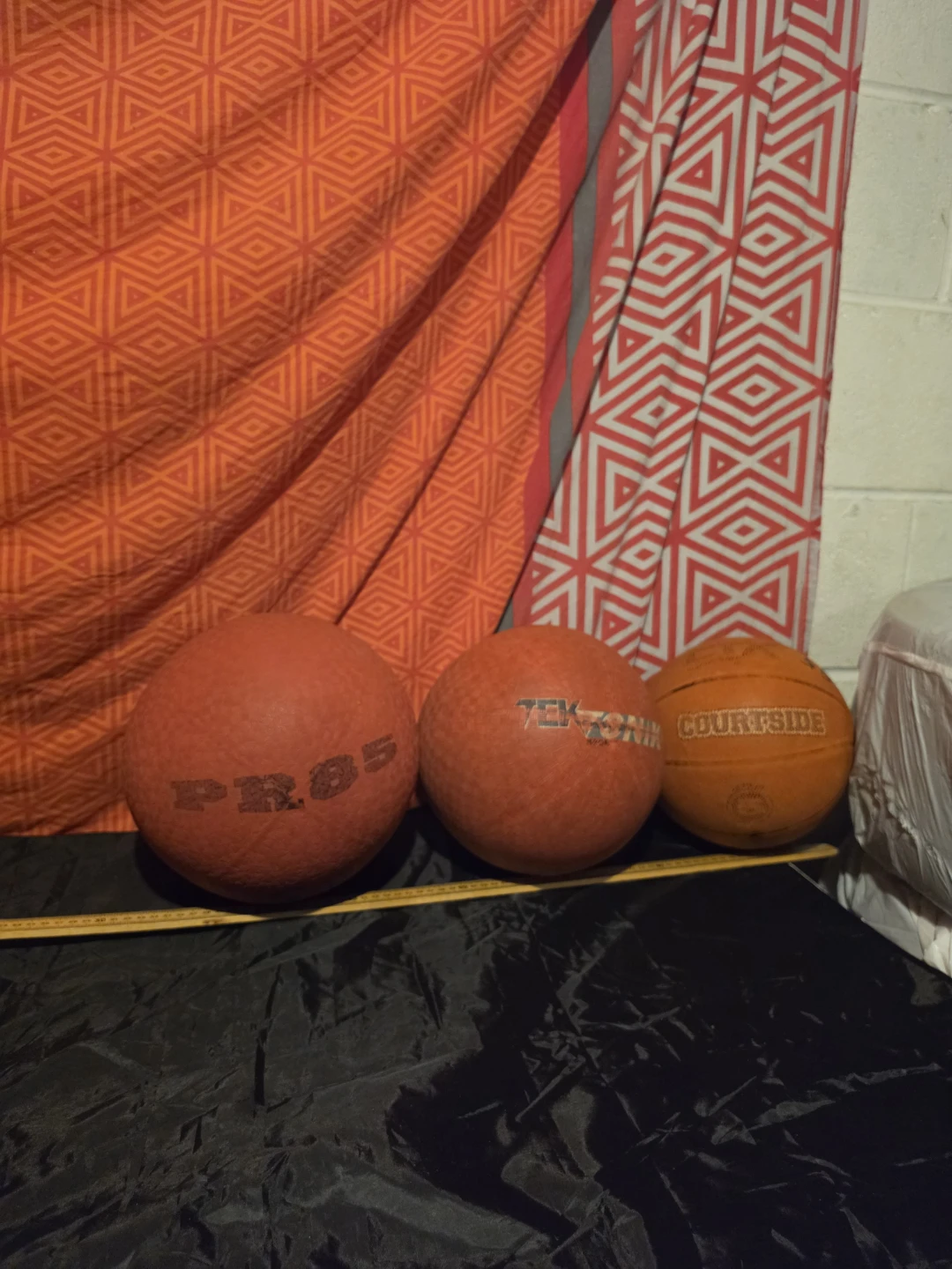Three Basketballs