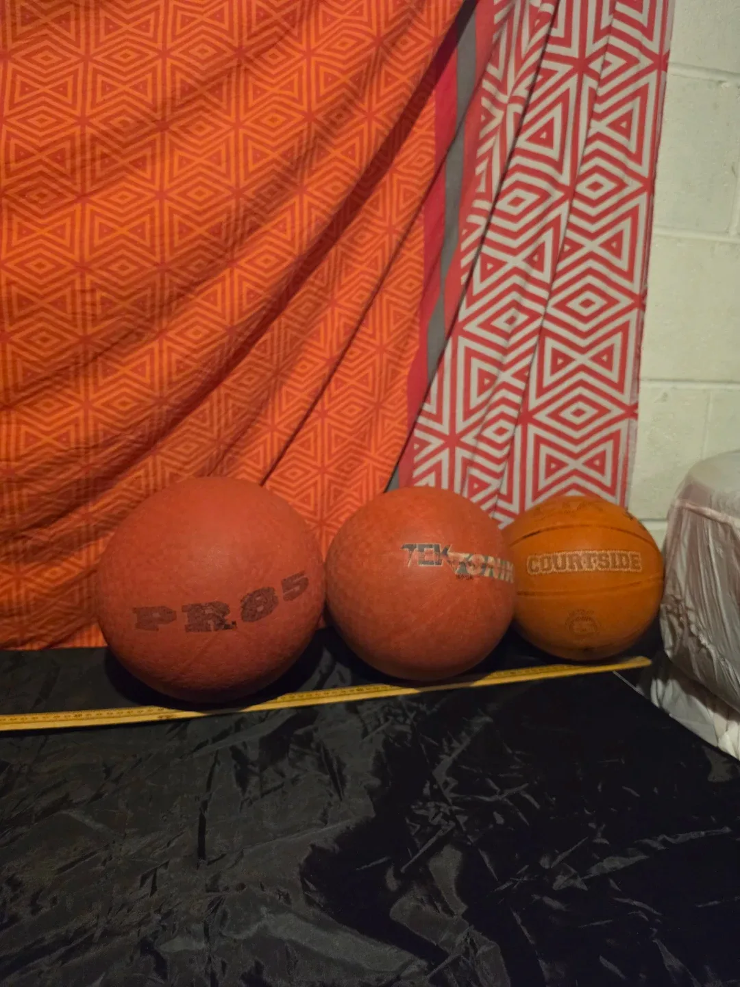 Three Basketballs