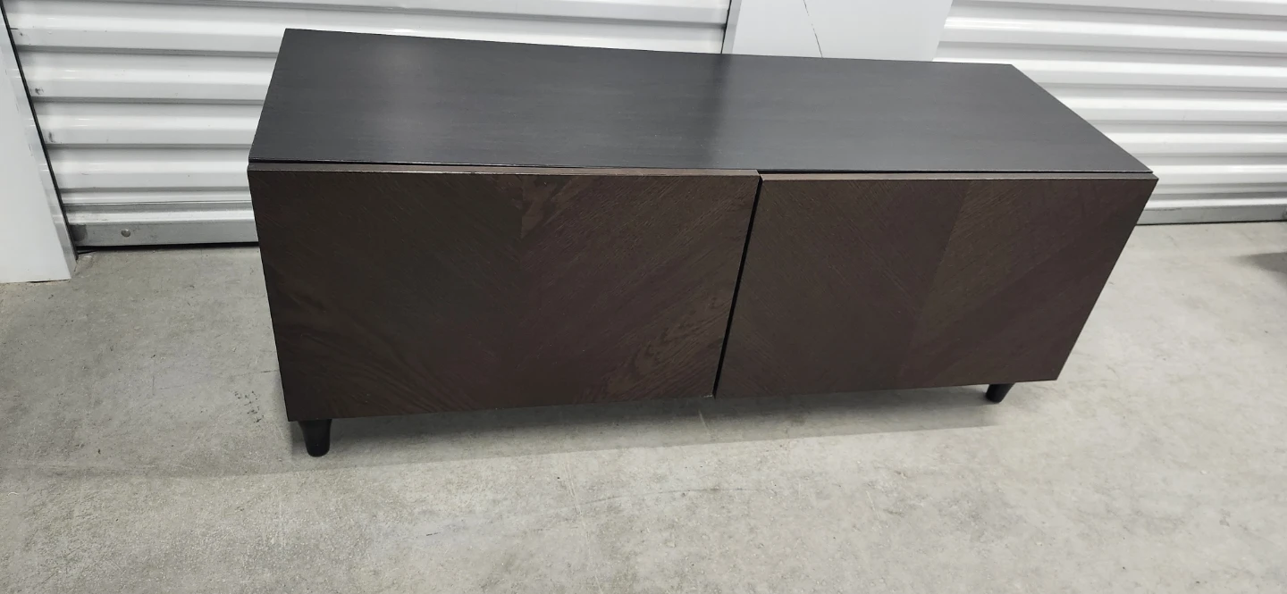 Ikea TV stand with doors