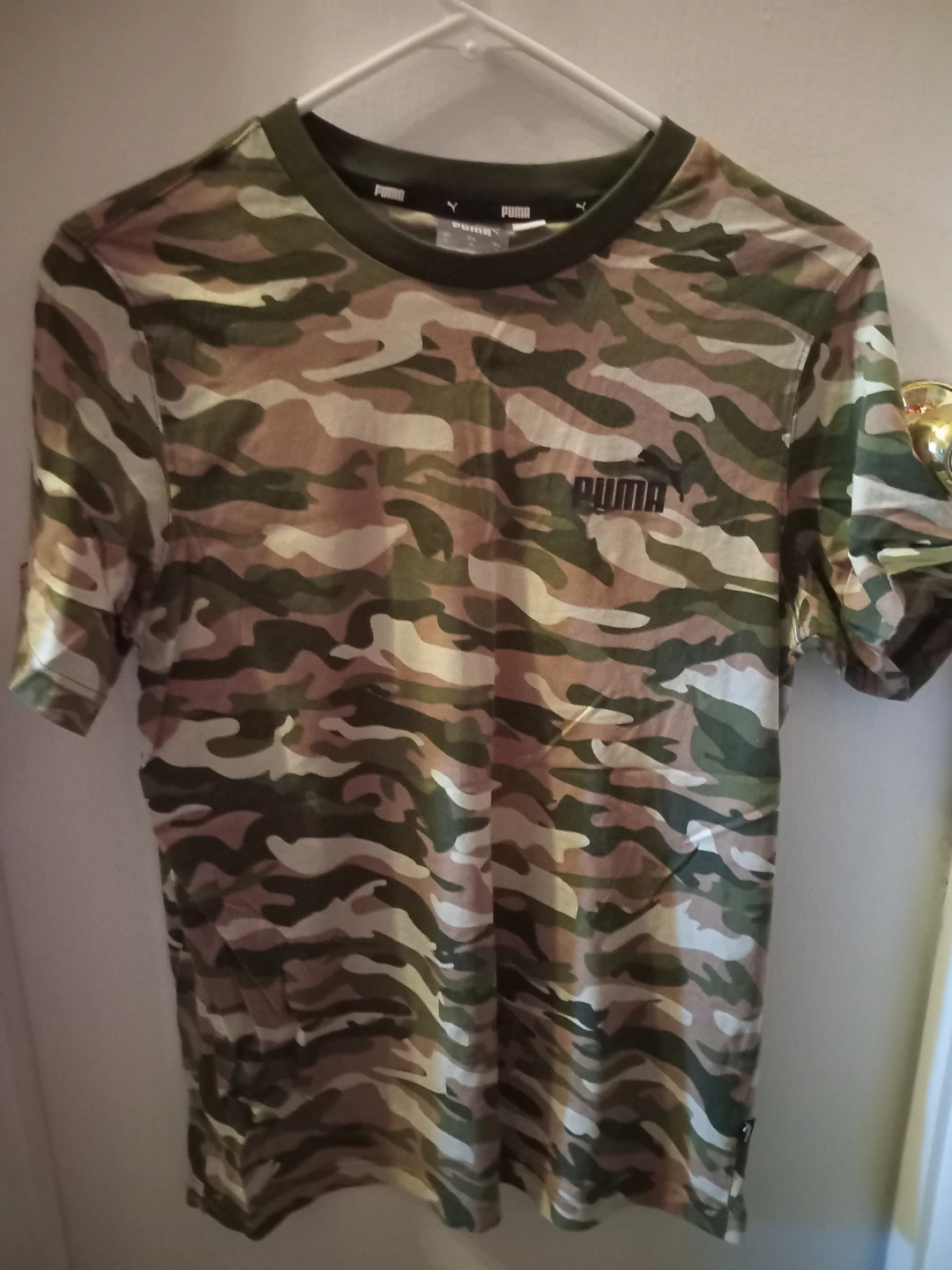 Puma Camouflage T-Shirt Size S