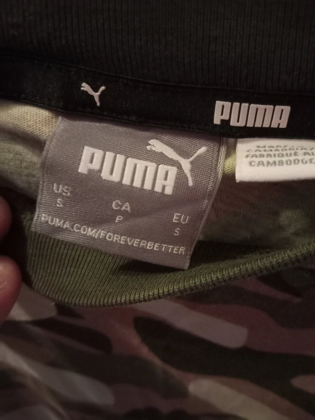 Puma Camouflage T-Shirt Size S - photo 2