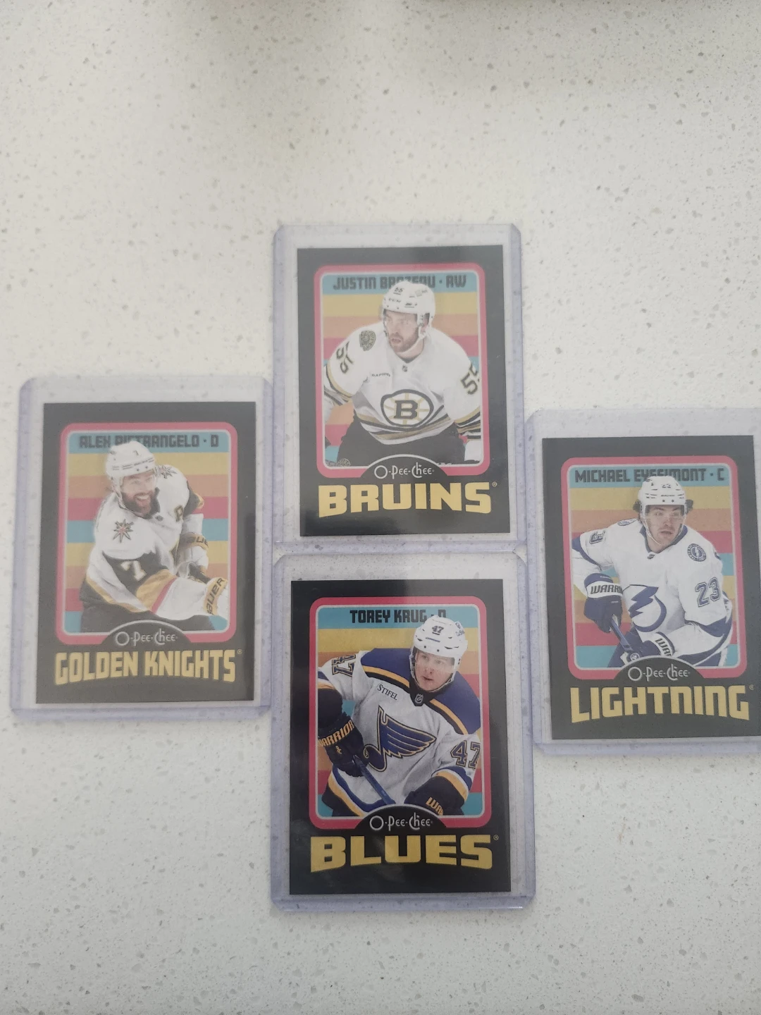 O-Pee-Chee Hockey Cards - Brazeau, Pietrangelo