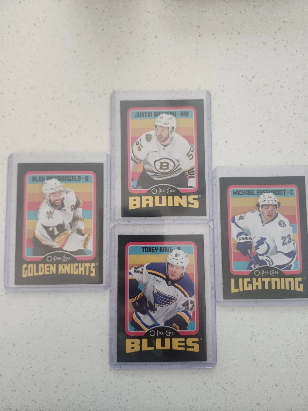 O-Pee-Chee Hockey Cards - Brazeau, Pietrangelo