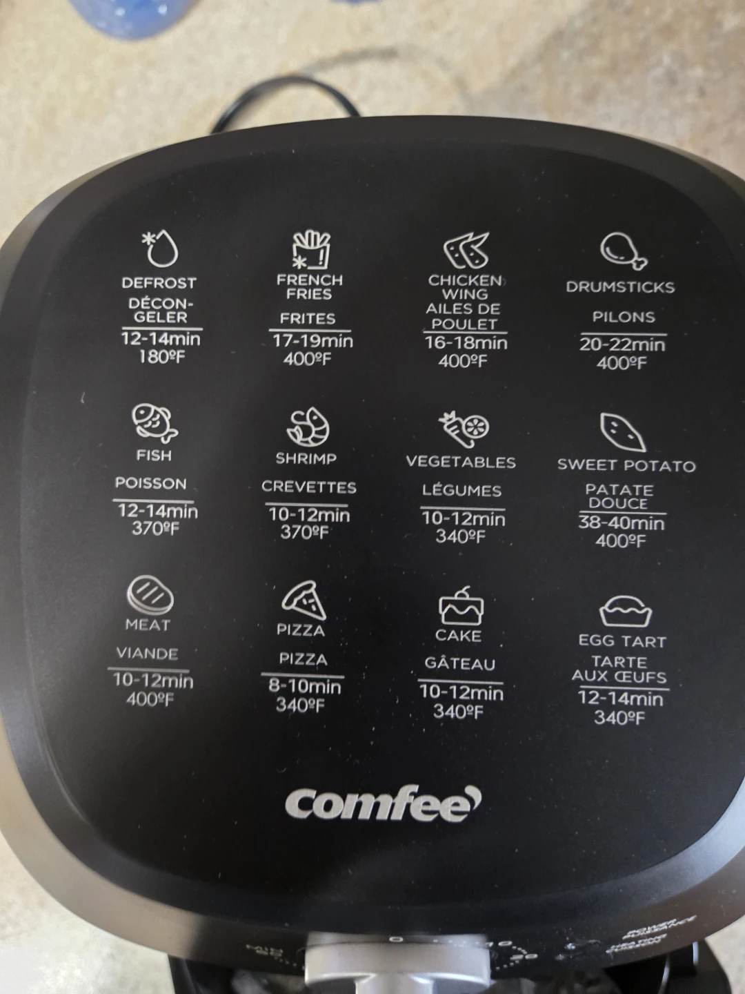 Comfee Air Fryer CAF201BBPK - photo 3