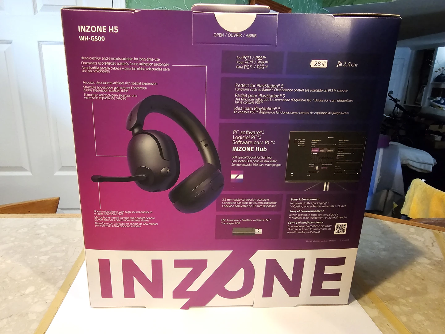 Sony inzone h5 wireless gaming headset - photo 2