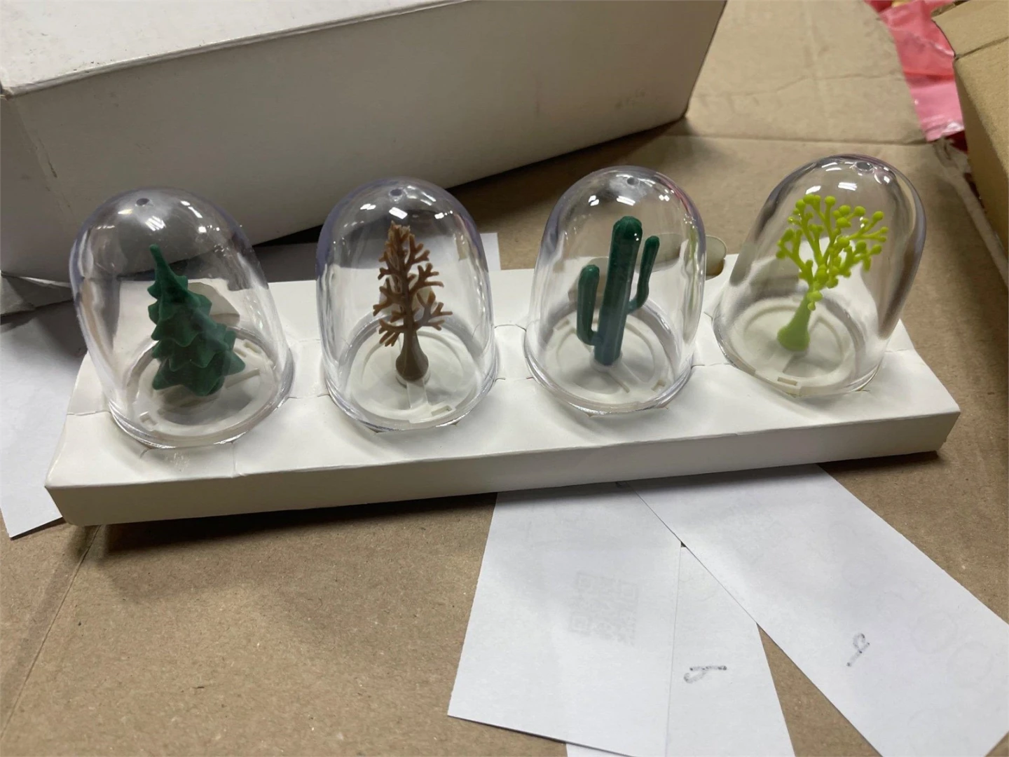 Miniature Tree & Cactus Salt & Pepper Shakers Set with Tray - photo 3