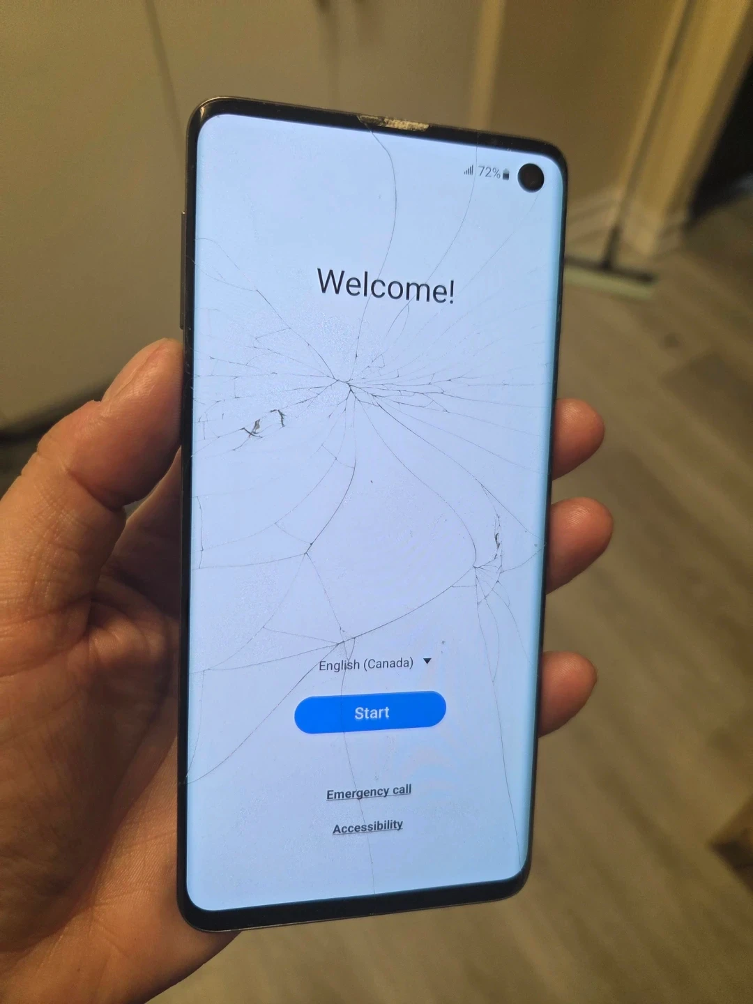 Samsung Galaxy S10 w/ otter box case