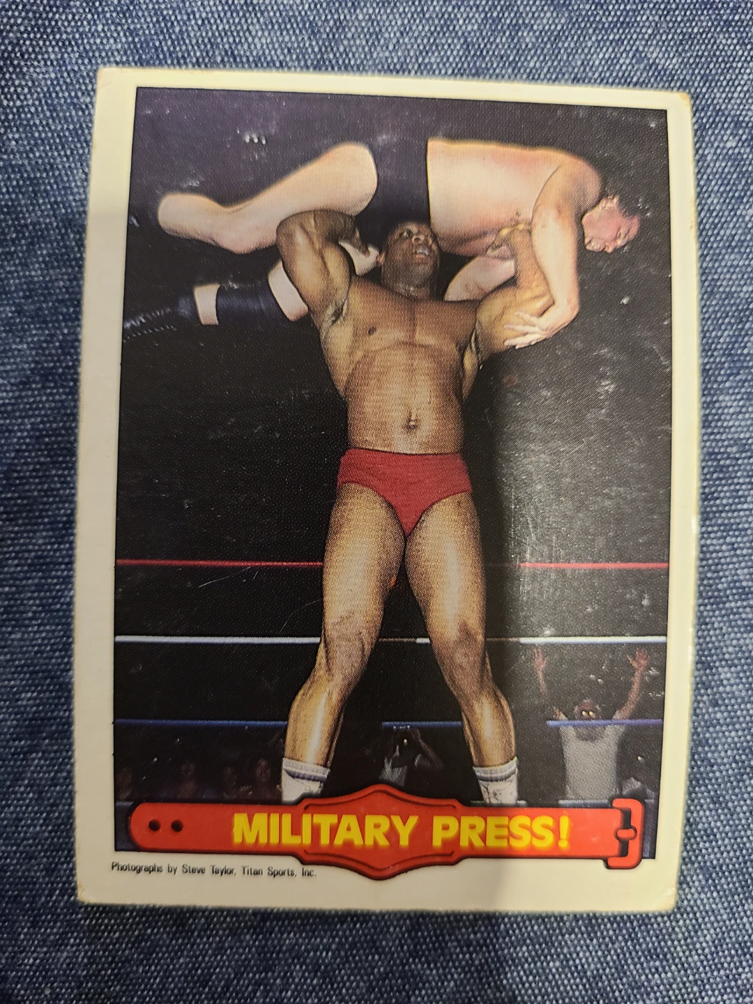 1985 Ringside Action La Lutte De Pres Card
