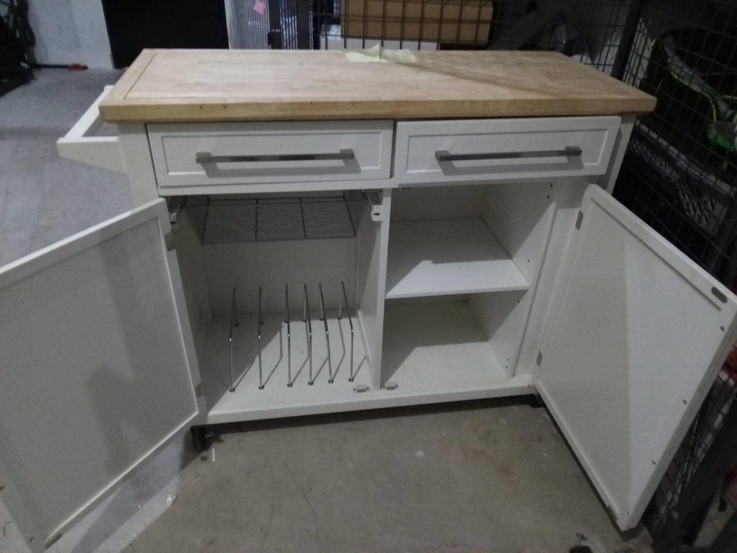 Kitchen table Bar chop storage - photo 2