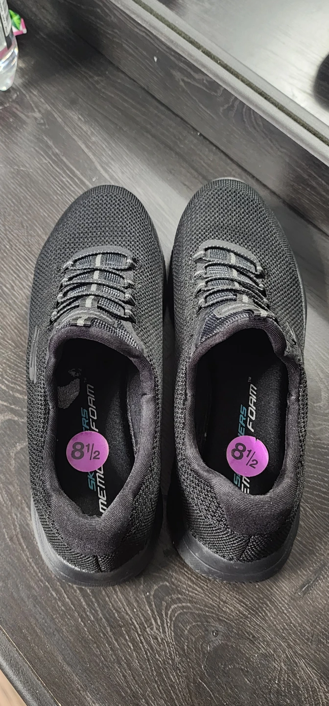 Skechers Women's Black Memory Foam Sneakers Size 8.5